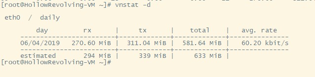 《CentOS 7 下使用 vnstat 统计 VPS Linux服务器的 总流量 以及搭配vnstat-php-frontend在web里查看》